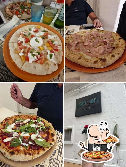 Ordina tra le molte varianti di pizza