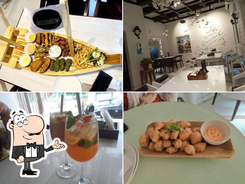 Take a seat at one of the tables at Bianco