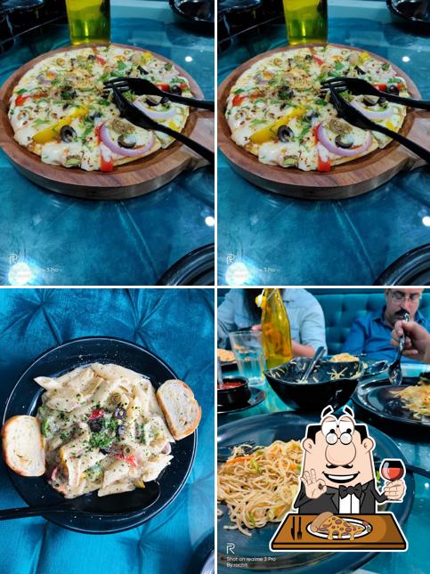 Pick pizza at Billionaire the drinking house