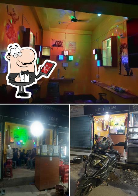 This is the image depicting exterior and beverage at D Moto Cafe