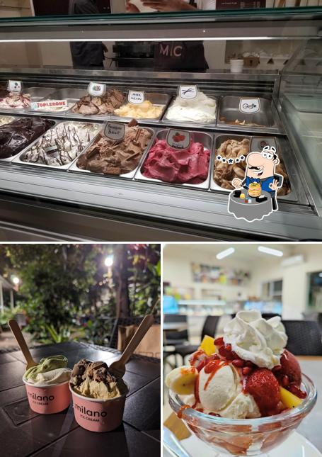Ice cream at Milano Ice Cream