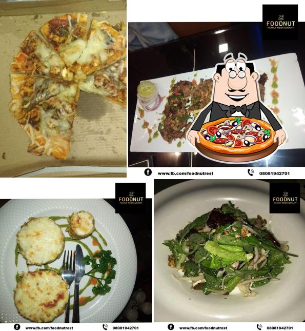 Pick pizza at FOODNUT Restaurant