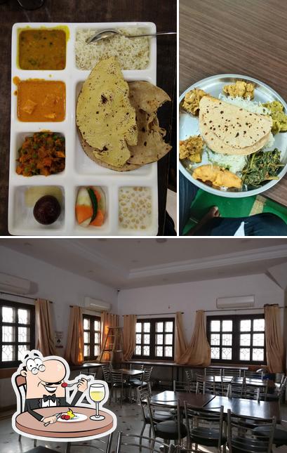 Take a look at the picture displaying food and interior at Govindas Restaurant
