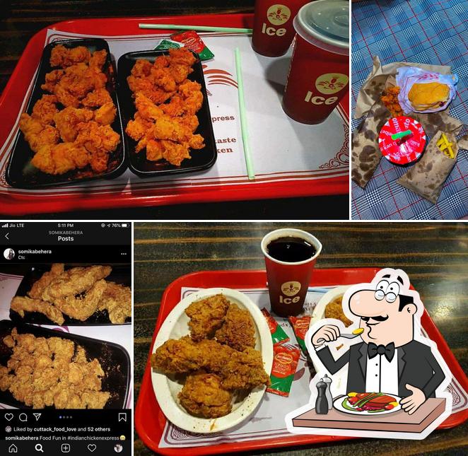 Food at ICE- Indian Chicken Express
