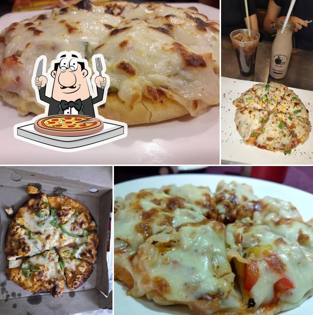Try out pizza at LCD Restaurant &Juice