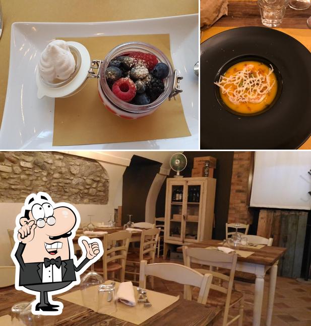 Dai un'occhiata agli interni di Osteria Corona dal Gamba