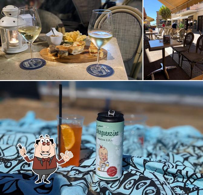 Tra le diverse cose da Bar Enoteca Porrini si possono trovare la cibo e interni