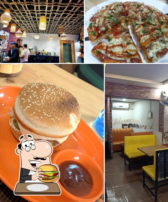Get a burger at Baithack One Star Hotel