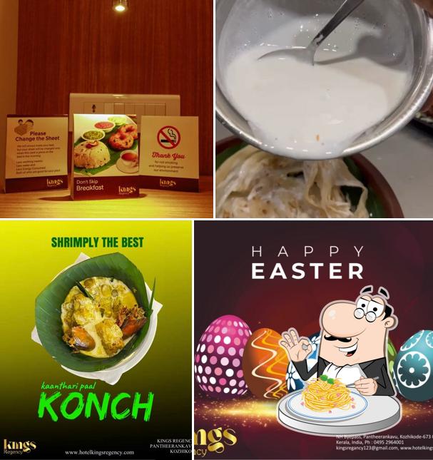 Spaghetti carbonara at Hotel Kings regency