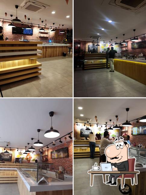 The interior of Thanco's Natural Icecream
