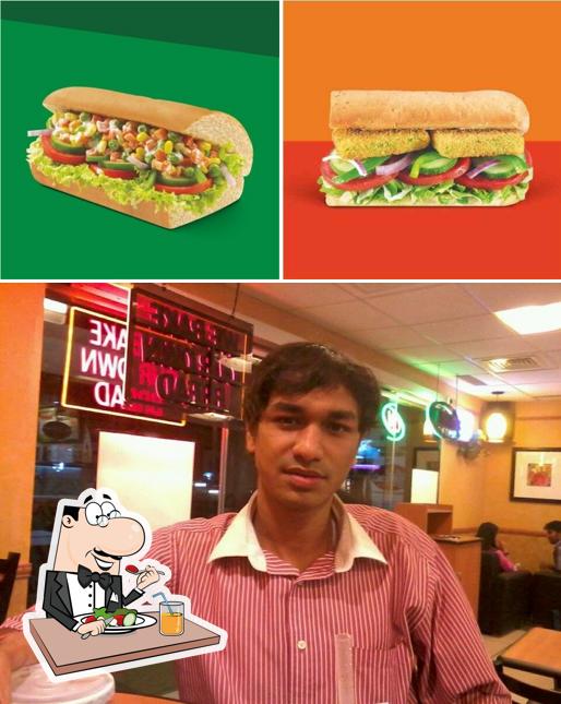 This is the photo depicting food and interior at SUBWAY