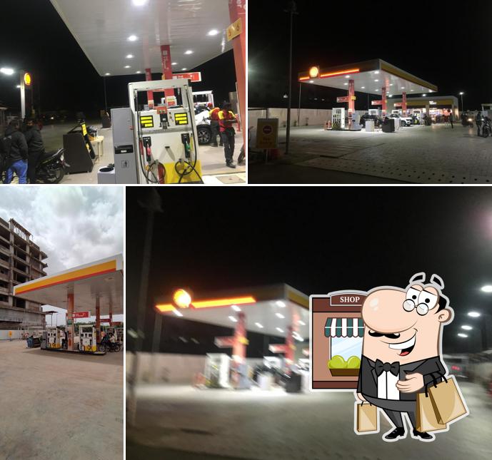 Enjoy the view at the outside area of Shell