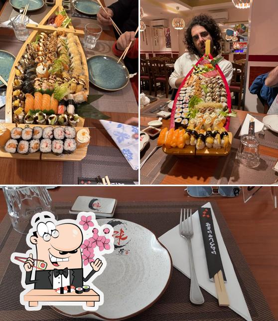 Prova le varie opzioni di sushi