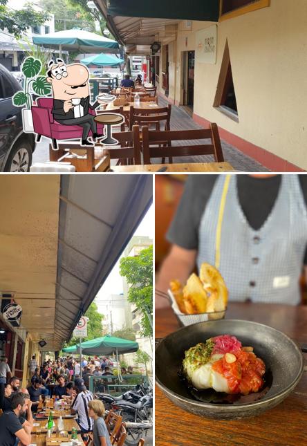 O interior do Bar do Antônio