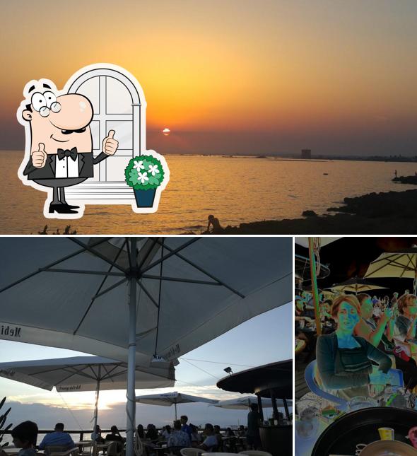 Curiosa tra la parte esterna di Mykonos