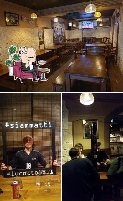 Gli interni di Billy's Pub, Birreria con cucina e pizzeria