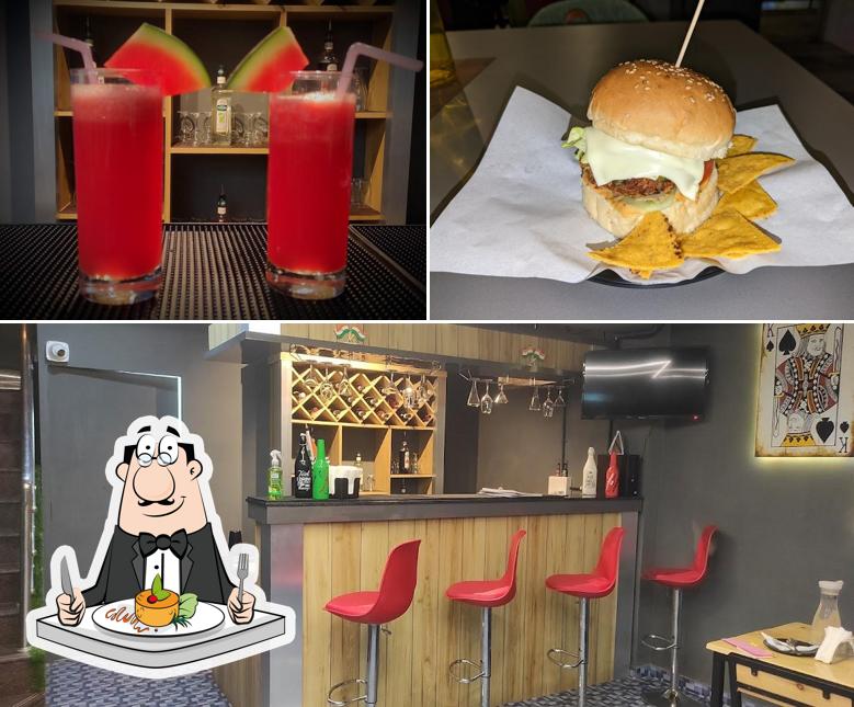 The image of Happy Hour’s food and interior