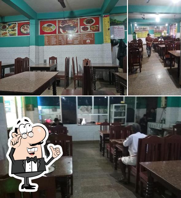 The interior of Hotel Minar Edakkara