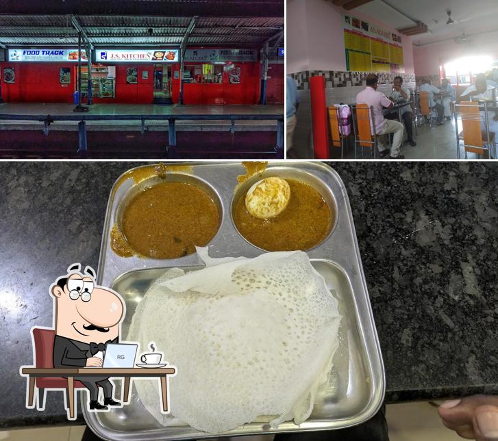 The interior of J S Kitchen Non Veg