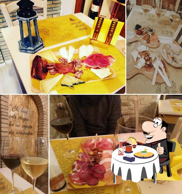 Piatto di formaggi al La Cantina di Lara
