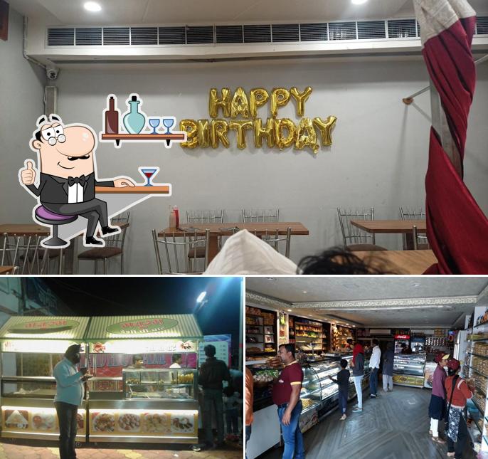 The interior of MADHURAM BAKERS/MADHURAM CAFETERIA