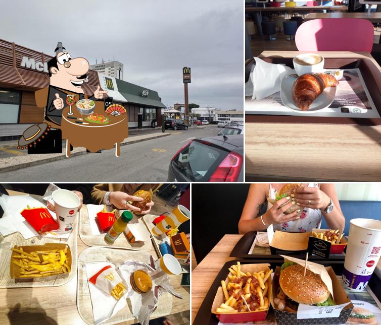 Platti al McDonald's Pomezia Via Roma