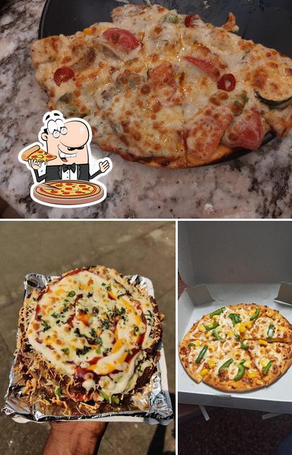 Pick pizza at Preeti Sandwich and Juice Centre