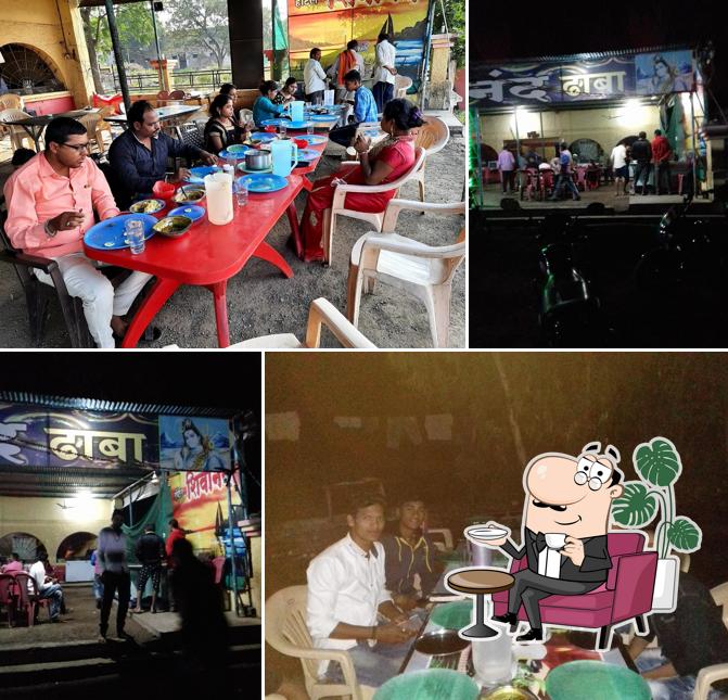 The interior of SHRI SHIVANAND DHABA