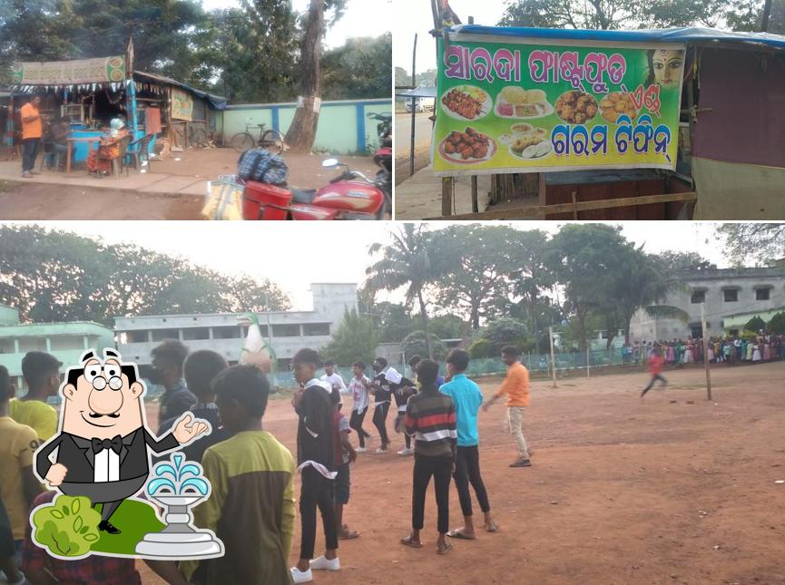 Sarda fastfood and tiffin centre is distinguished by exterior and food
