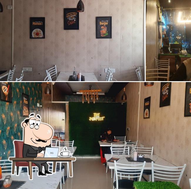 The interior of The perfect Cafe