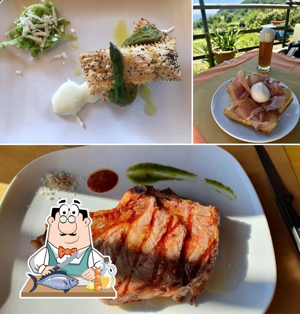 Salmone grigliato al Trattoria Bar Giglio di Roberto Piccinni