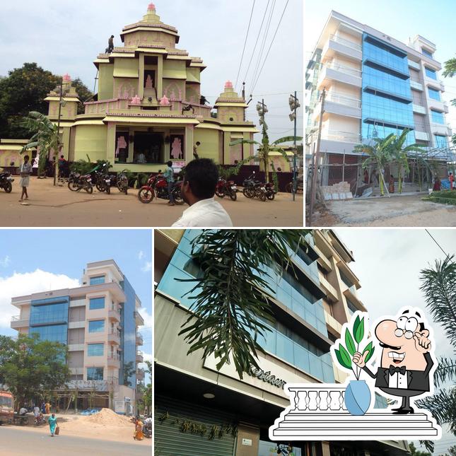 The exterior of Vandana grand