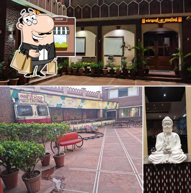 The exterior of Viraasat Punjabi Haveli