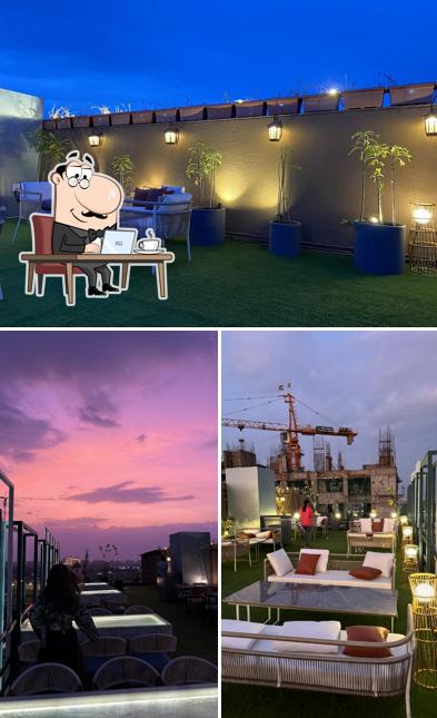 Check out how Xia Rooftop Bistro – A Multi Cuisine Restaurant Ahmedabad looks inside