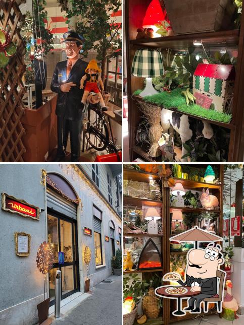 Goditi la vista dall'area esterna di Urbani