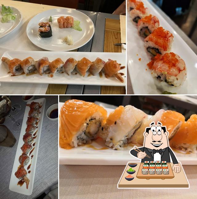 Scegli le varie opzioni di sushi