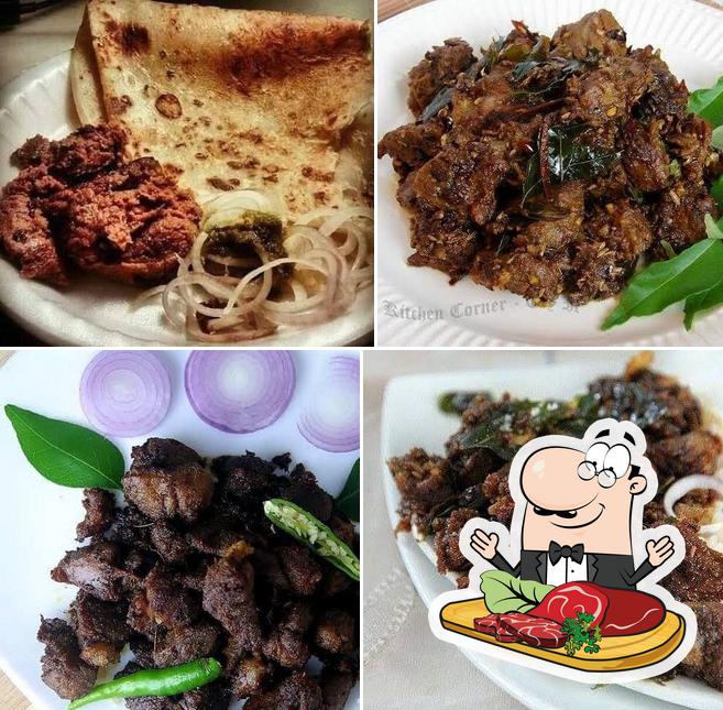 Get meat meals at garam masala restaurant
