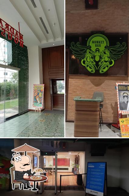 You can get some fresh air at the outside area of Madras House