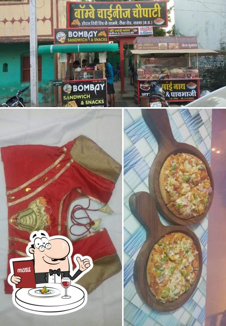 Food at Bombay pizza & sandwich