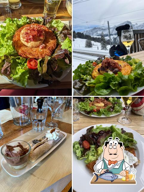 Salmone grigliato al Restaurant Col-de-Soud