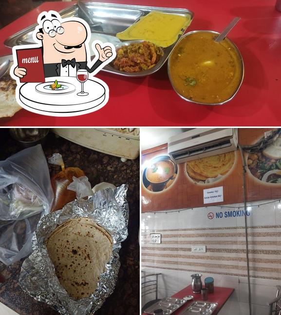 Food at New Bhangu Dhaba