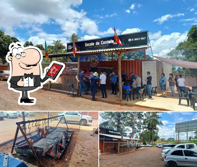 Veja imagens do exterior do Escola da costela