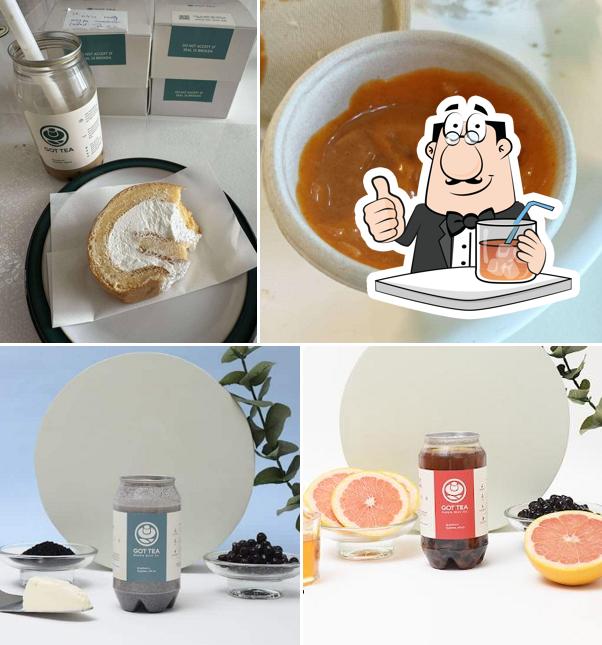 This is the photo displaying drink and food at Got Tea