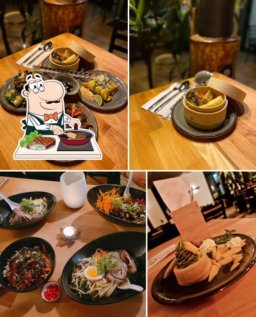 Prova i piatti di carne a Restaurant Nua the dumpling spirit