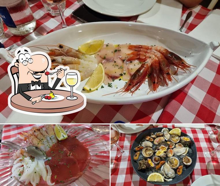 Scampi al Osteria Briganti