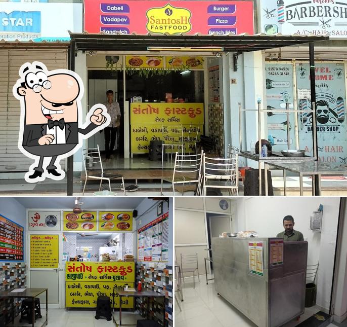 The interior of SANTOSH Fast-food