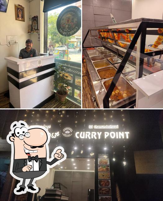 The interior of Sri chamundeshwari curry point