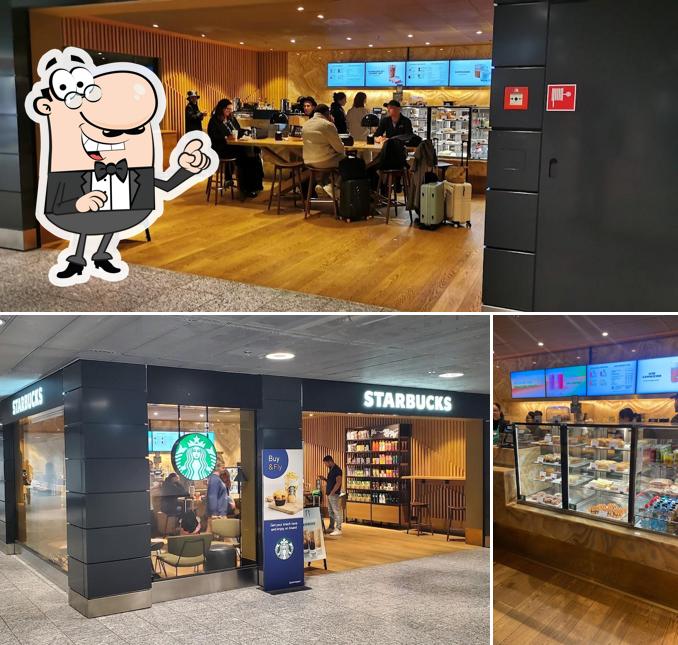 Gli interni di Starbucks Gate B