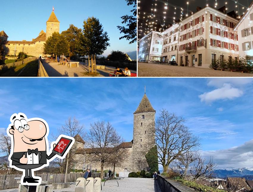 L'area esterna è una caratteristica importante di Hotel & Restaurant JAKOB