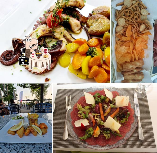 Cibo al Hôtel Restaurant de La Plage
